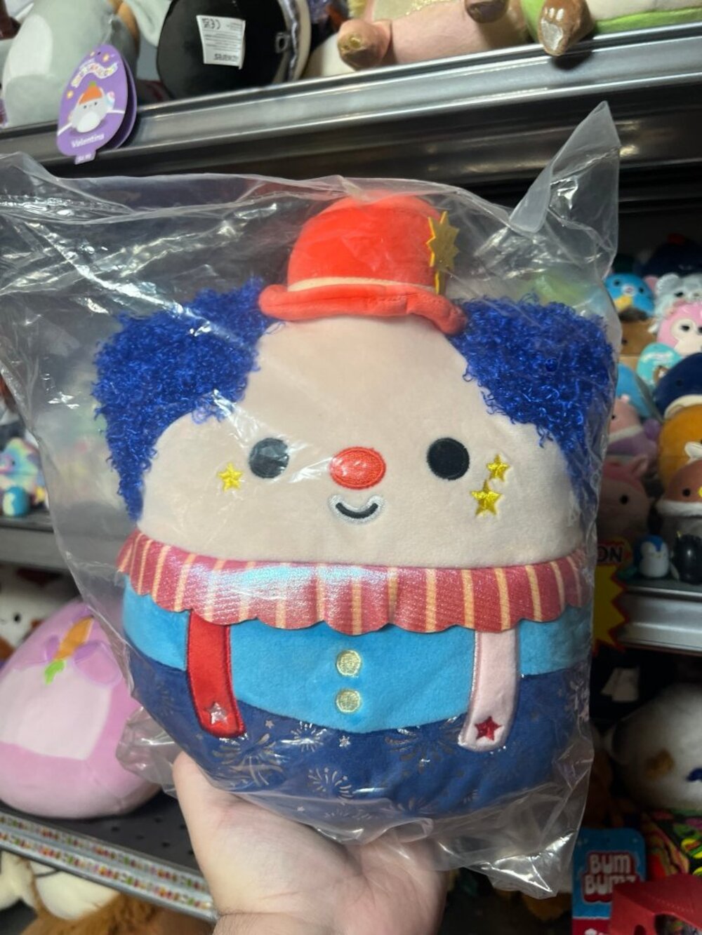 Squishmallow Clown 4th of July America macaroni NWT select series